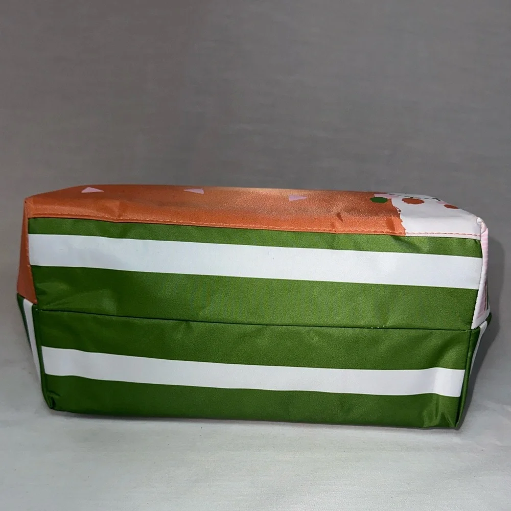 NWOT Thirty-One Thermal Insulated Tote Lunch Bag Llama Orange Green Cooler Bag